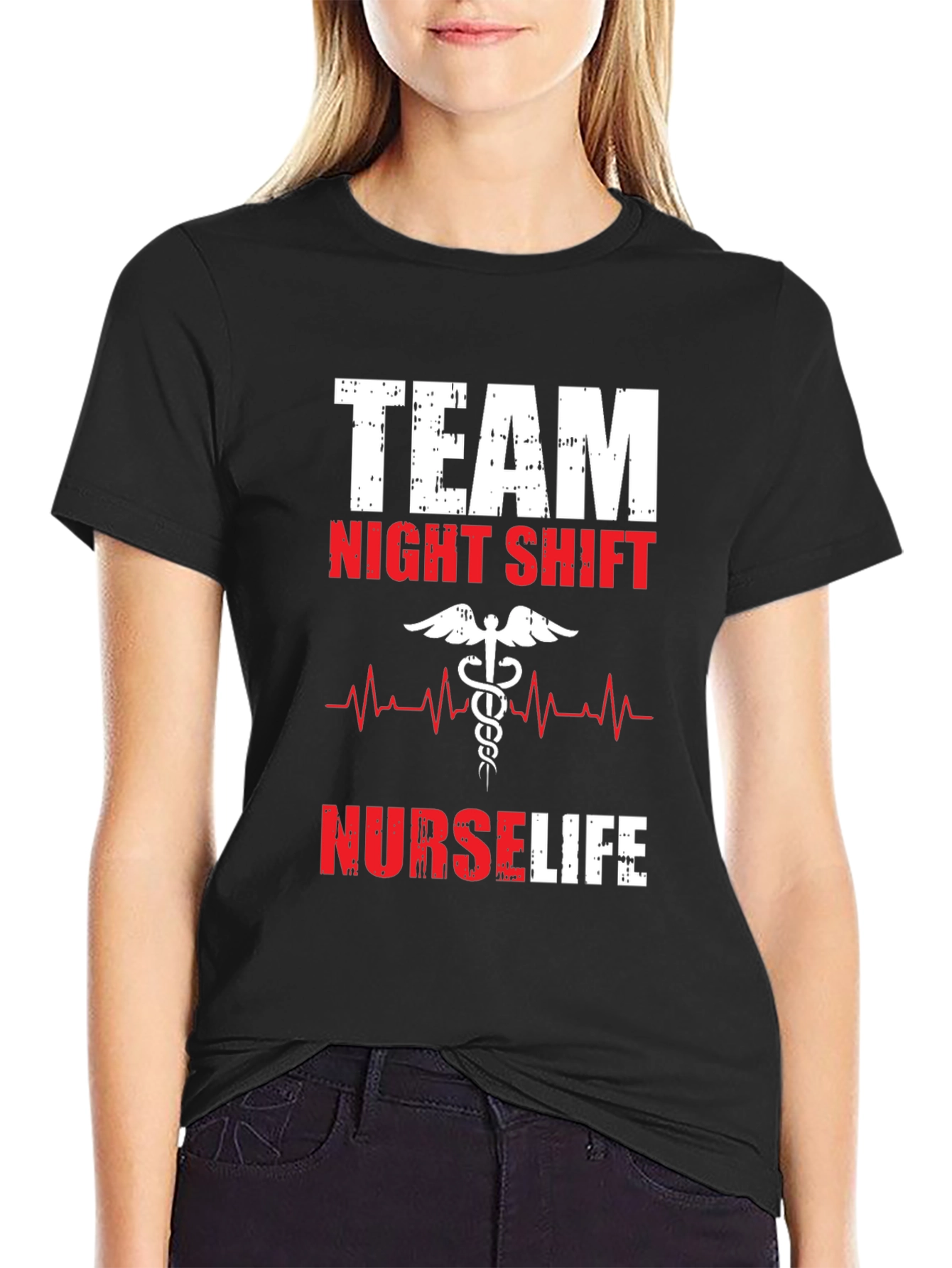 Team Night Shift Nurse Life T-Shirt