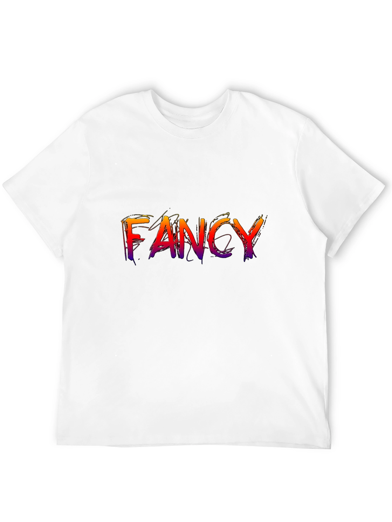 Fancy Graphic Tee - Stylish Mens Black T-Shirt