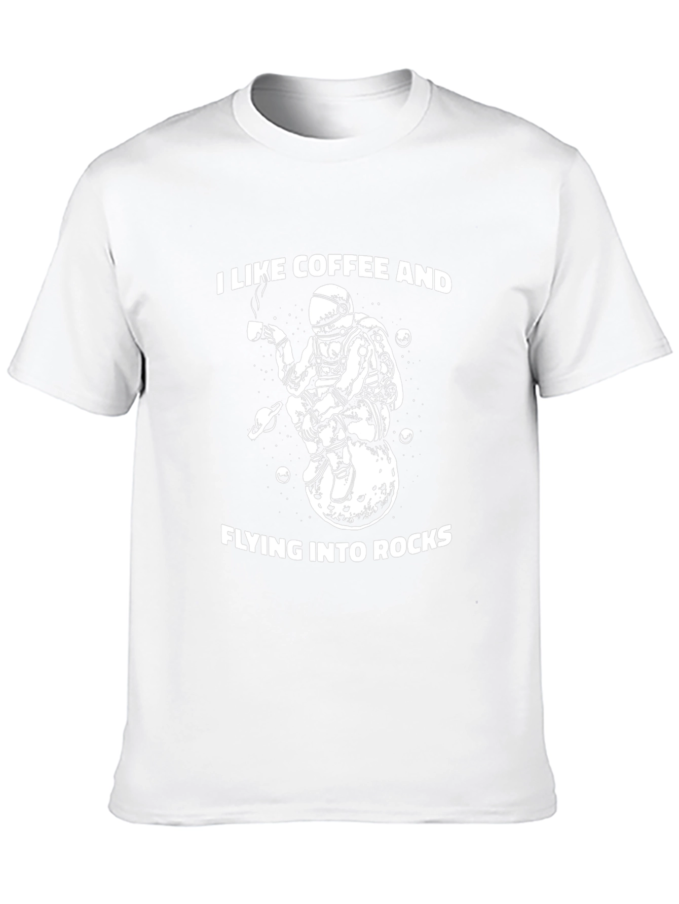 Coffee Loving Astronaut Graphic Tee