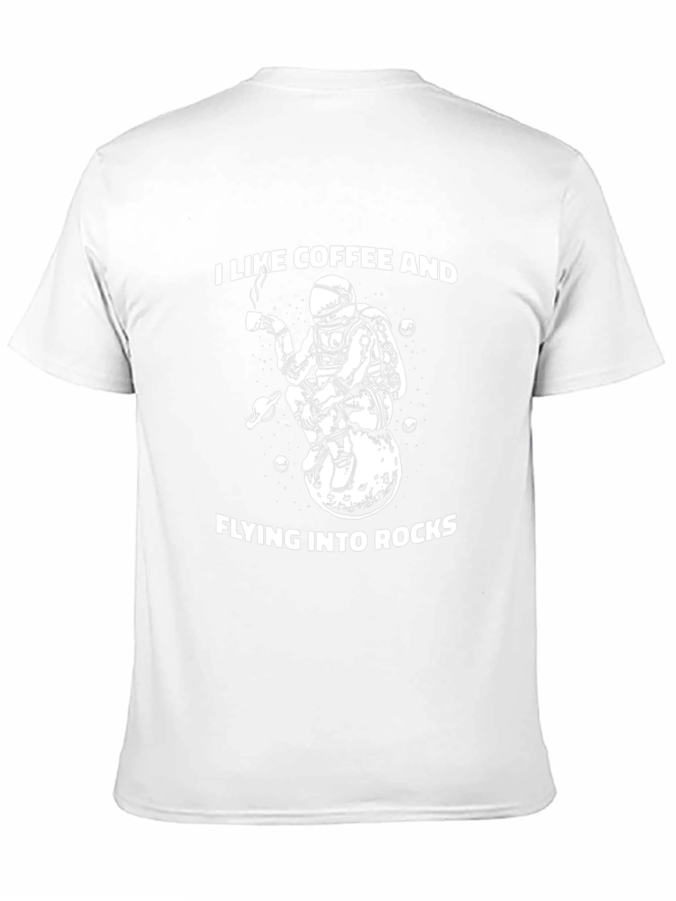 Coffee Loving Astronaut Graphic Tee
