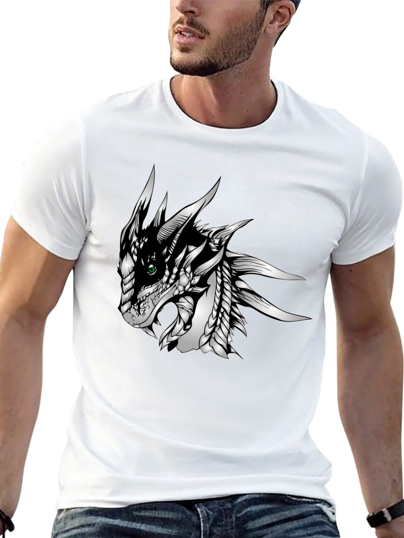 Dragon Graphic Black T-Shirt
