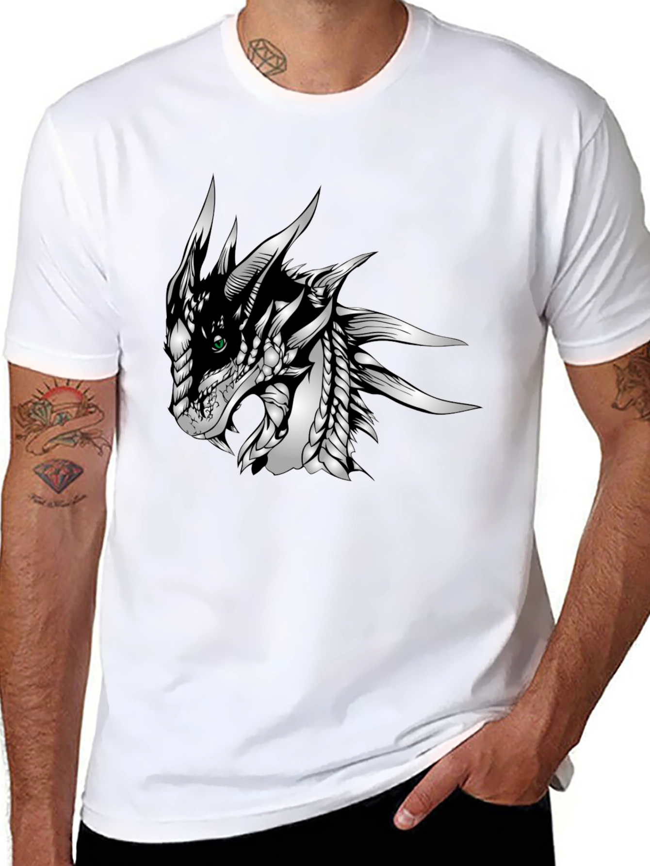Dragon Graphic Black T-Shirt