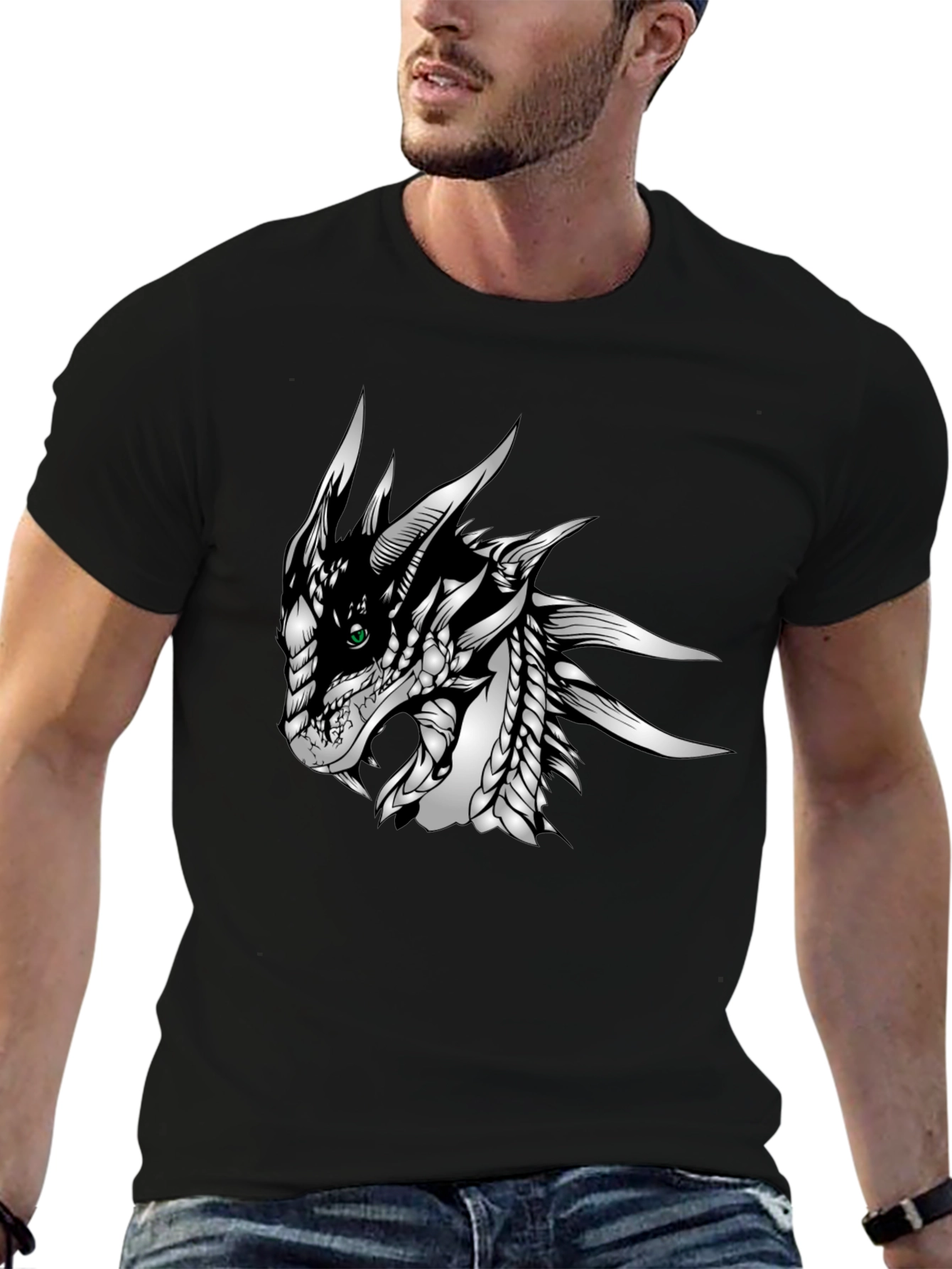 Dragon Graphic Black T-Shirt