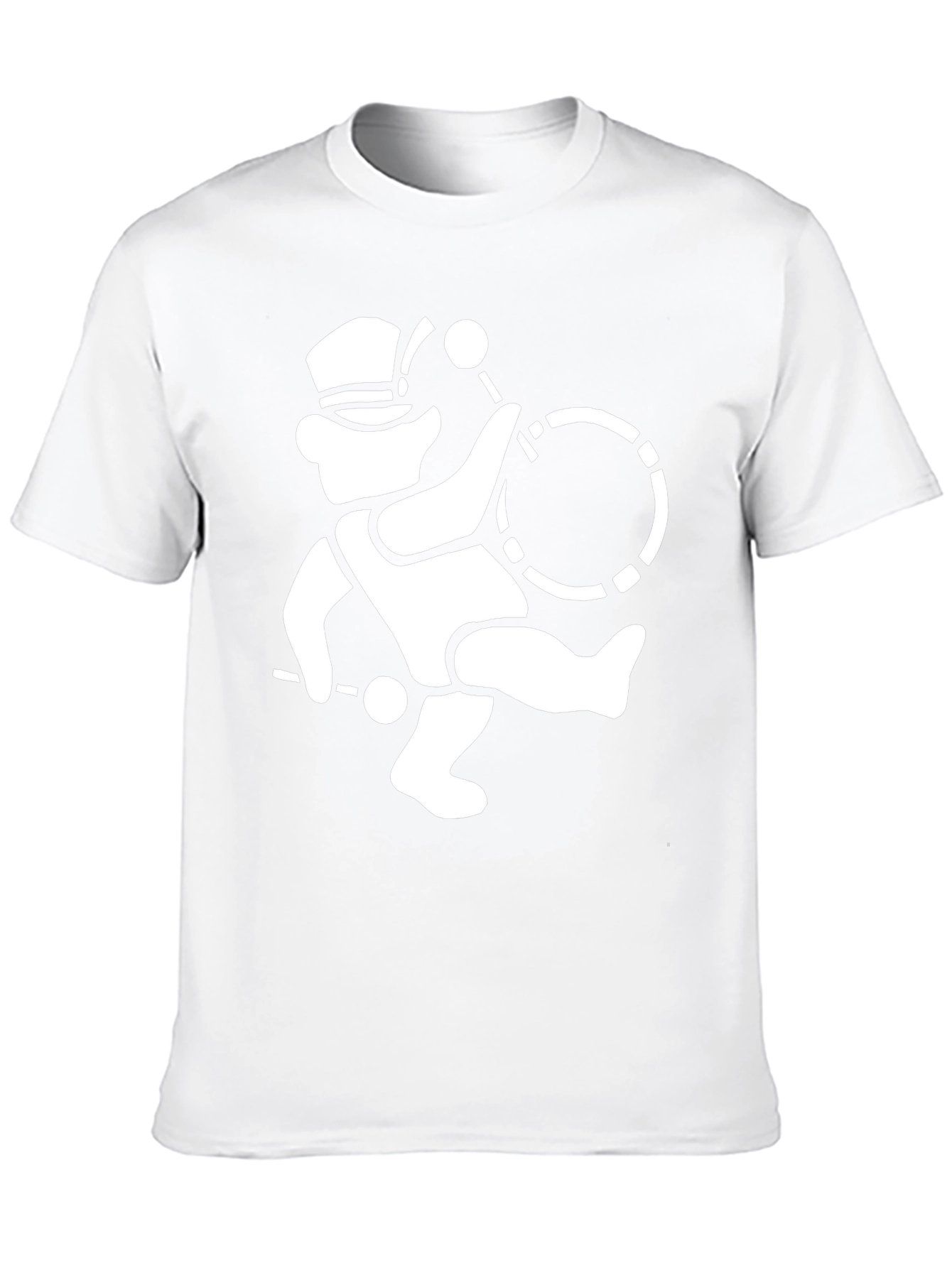Drummer Bear Graphic Tee - Black Cotton Shirt