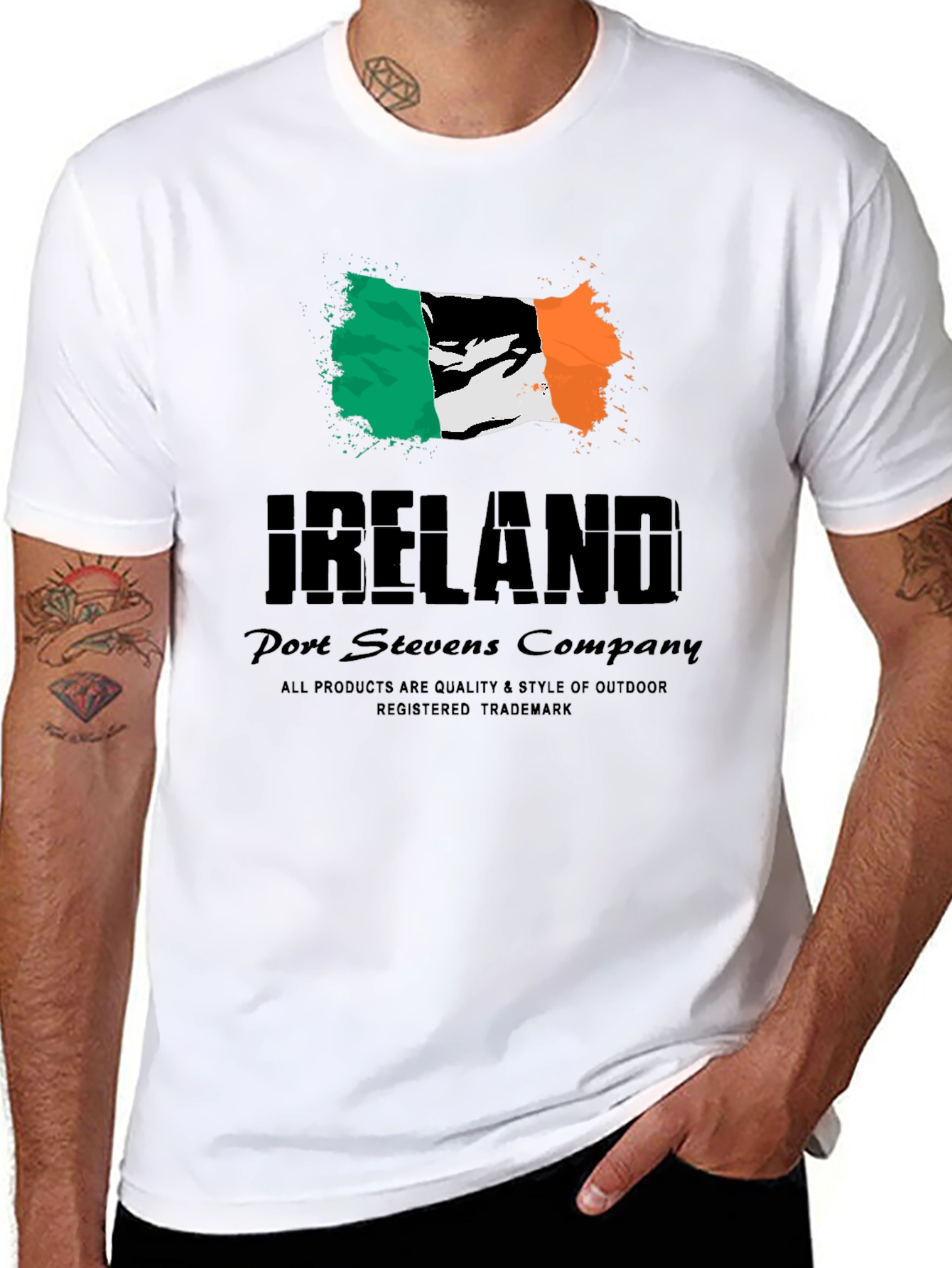 Ireland Flag Graphic Tee - Port Stevens Company