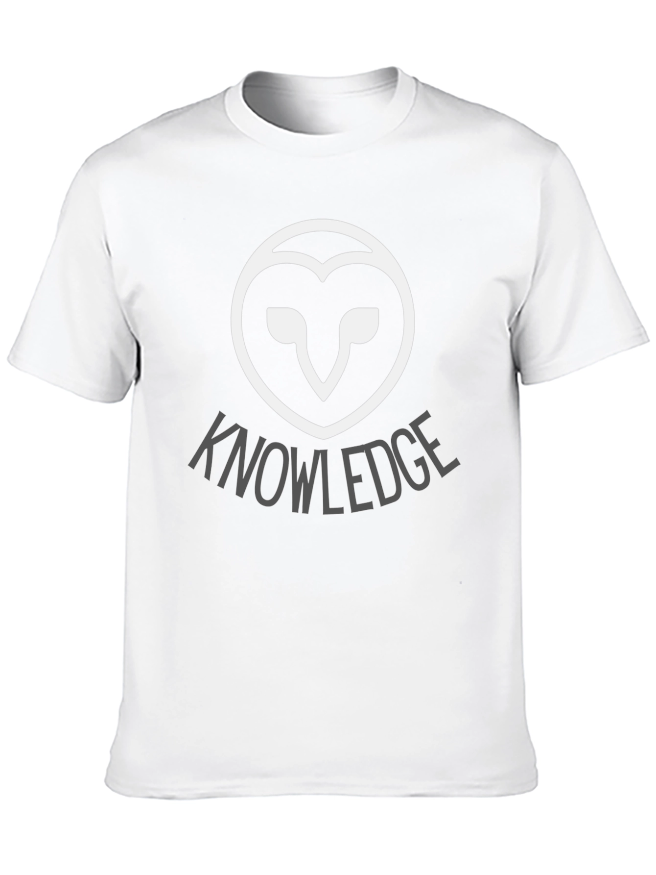 Knowledge Owl T-Shirt - Black Cotton Tee