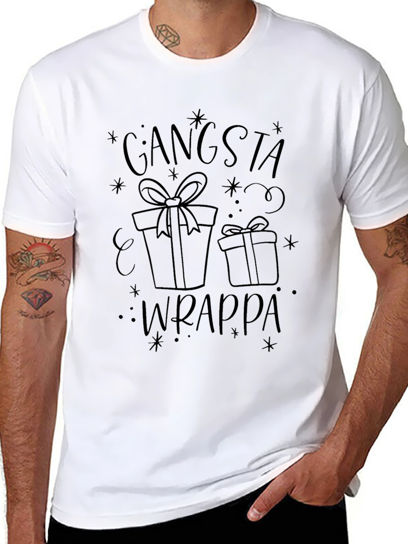 Gangsta Wrappa Holiday Gift T-Shirt