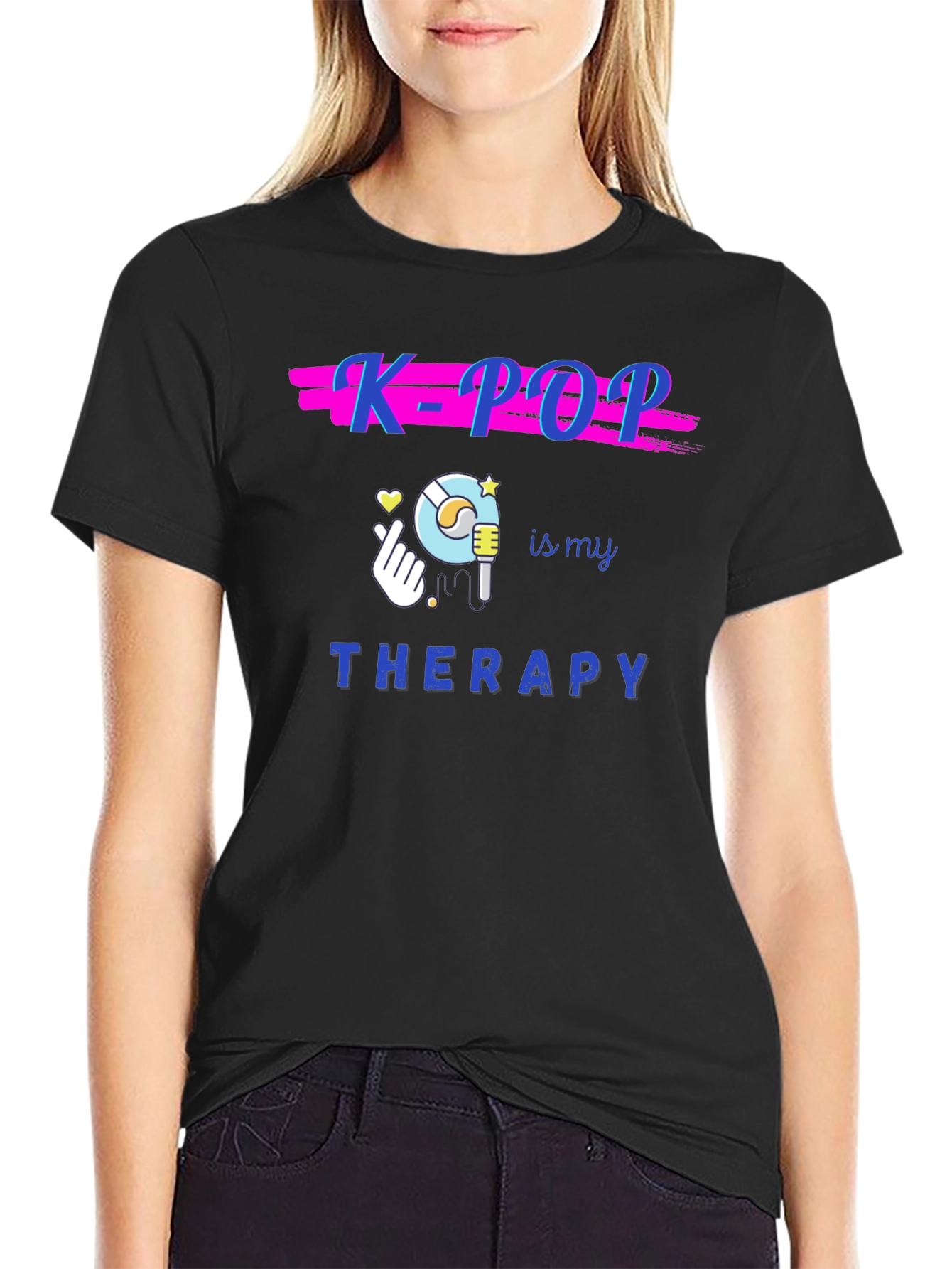 K-Pop is My Therapy Graphic Tee