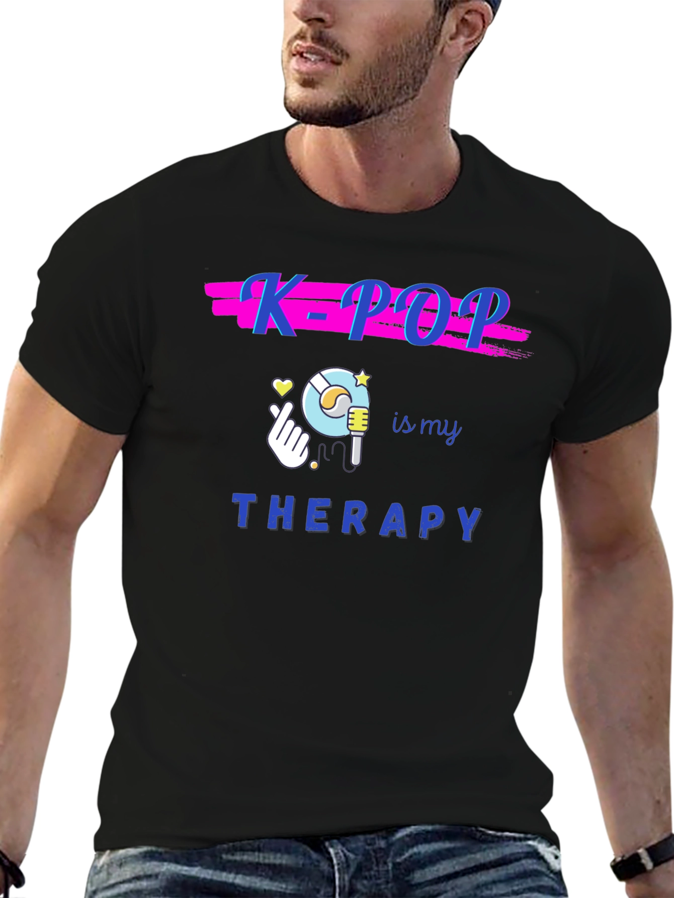 K-Pop is My Therapy Graphic Tee