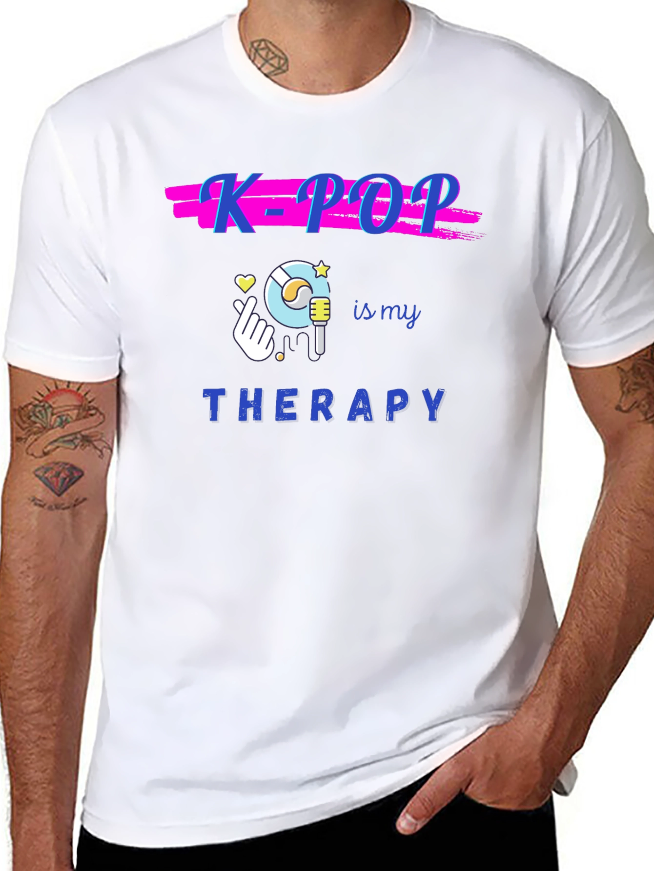 K-Pop is My Therapy Graphic Tee
