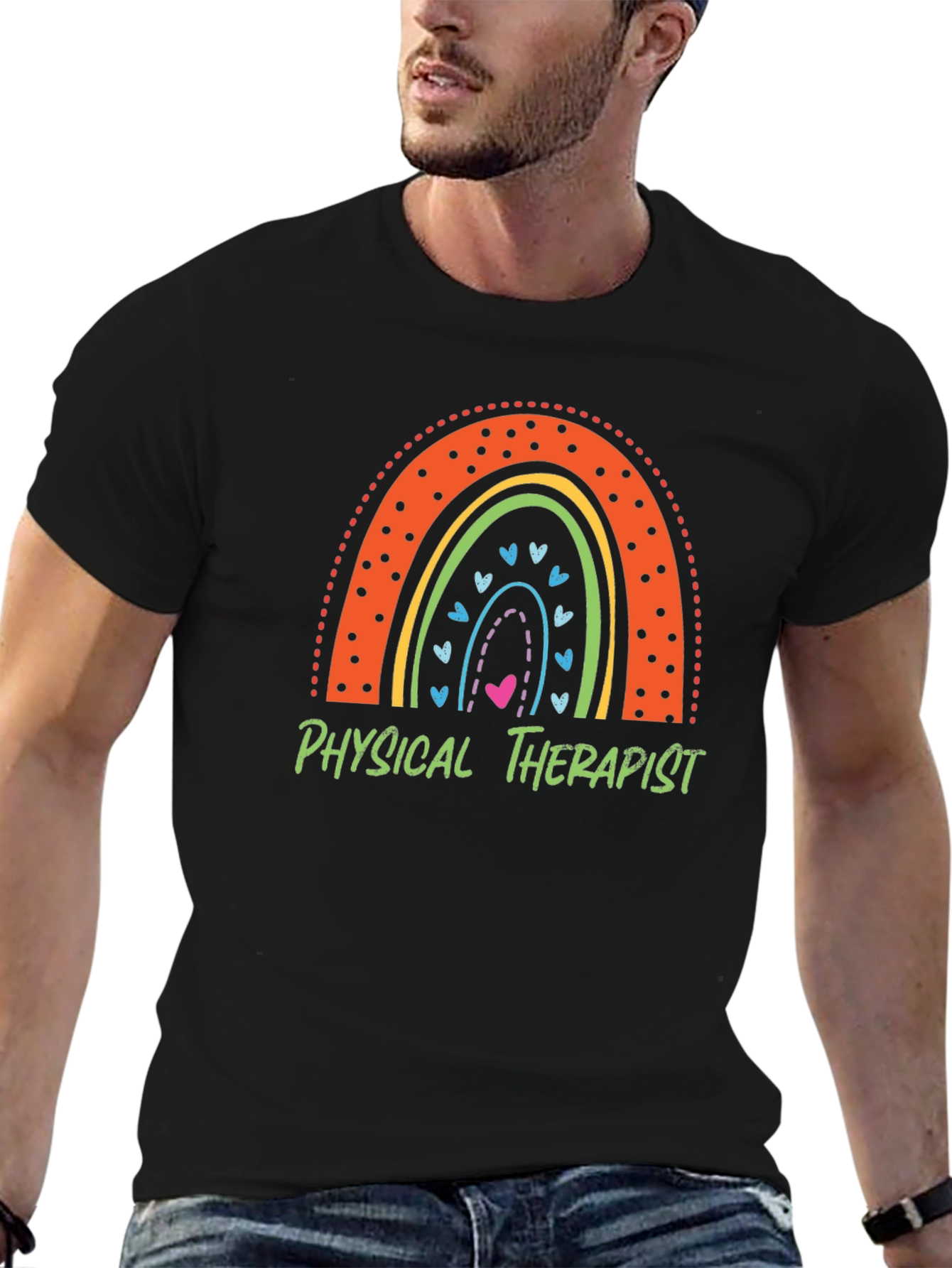 Physical Therapist Rainbow T-Shirt