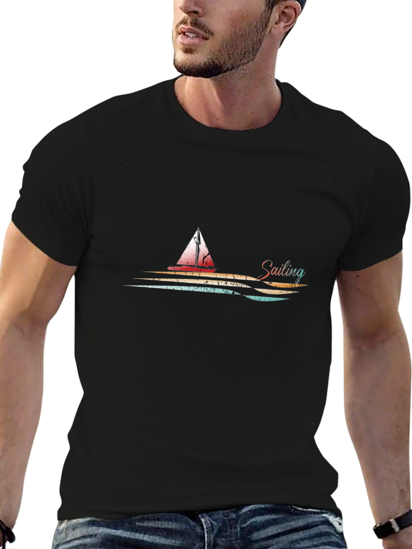 Sailing Graphic T-Shirt