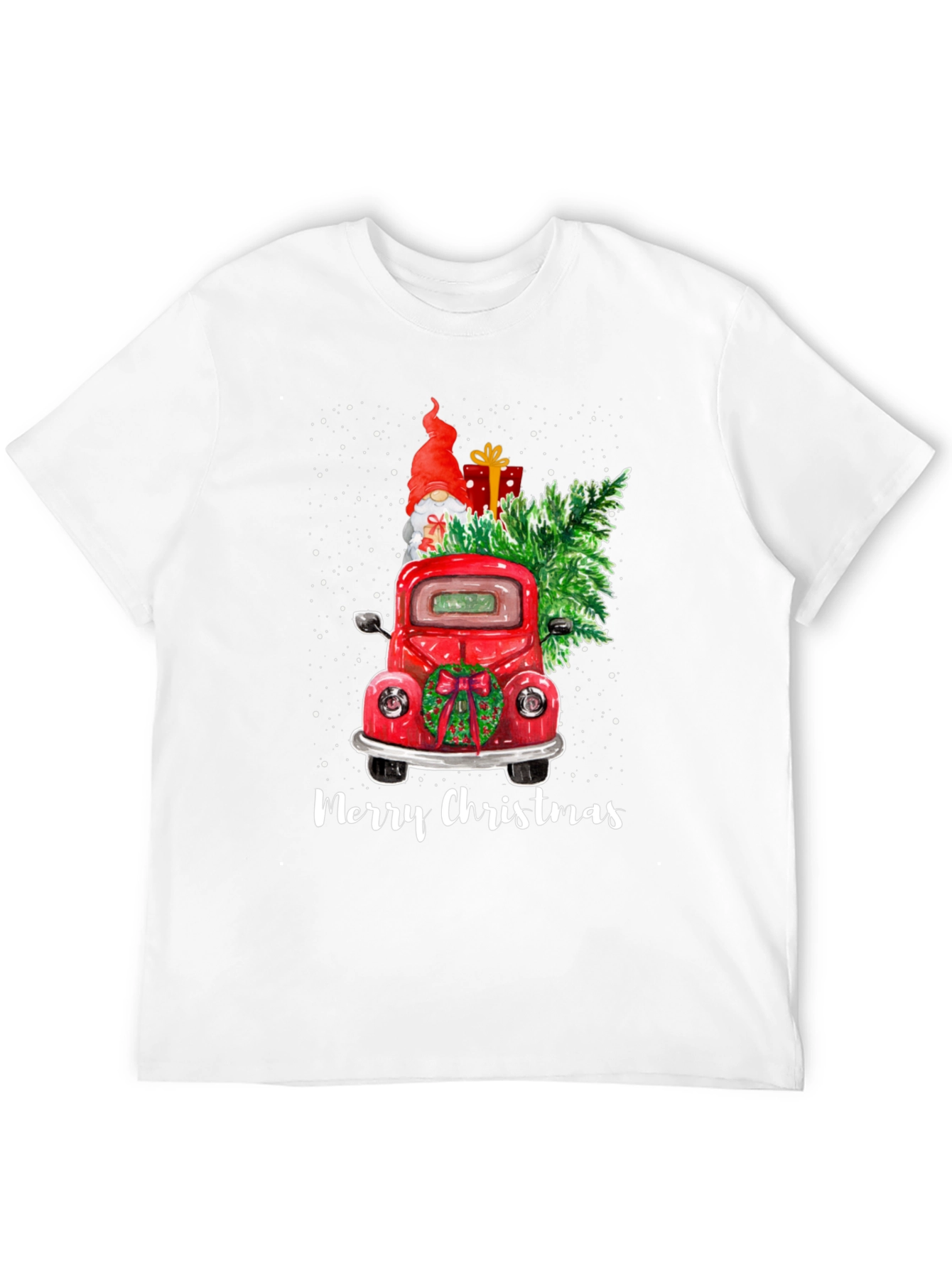 Merry Christmas Truck Graphic Tee