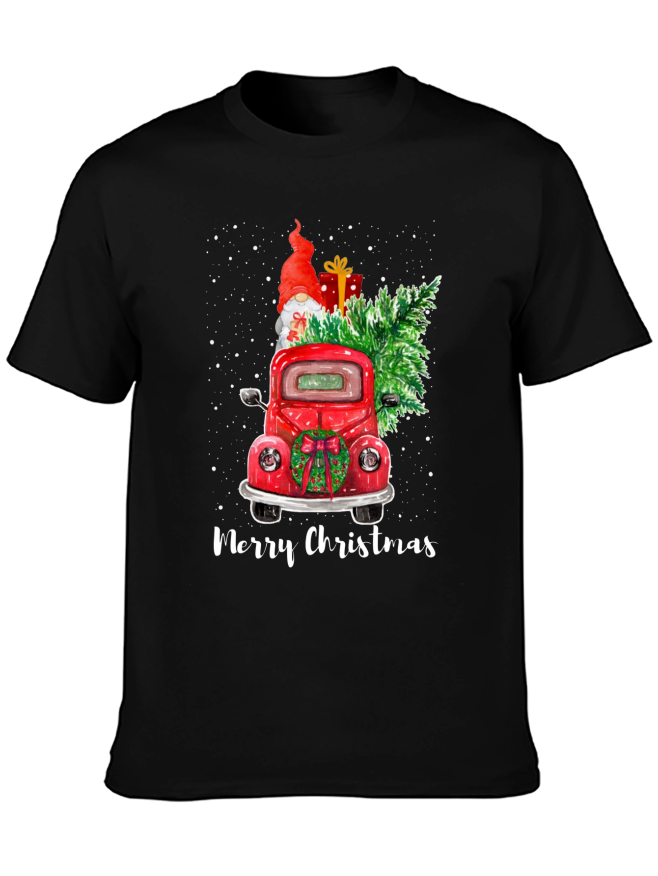 Merry Christmas Truck Graphic Tee
