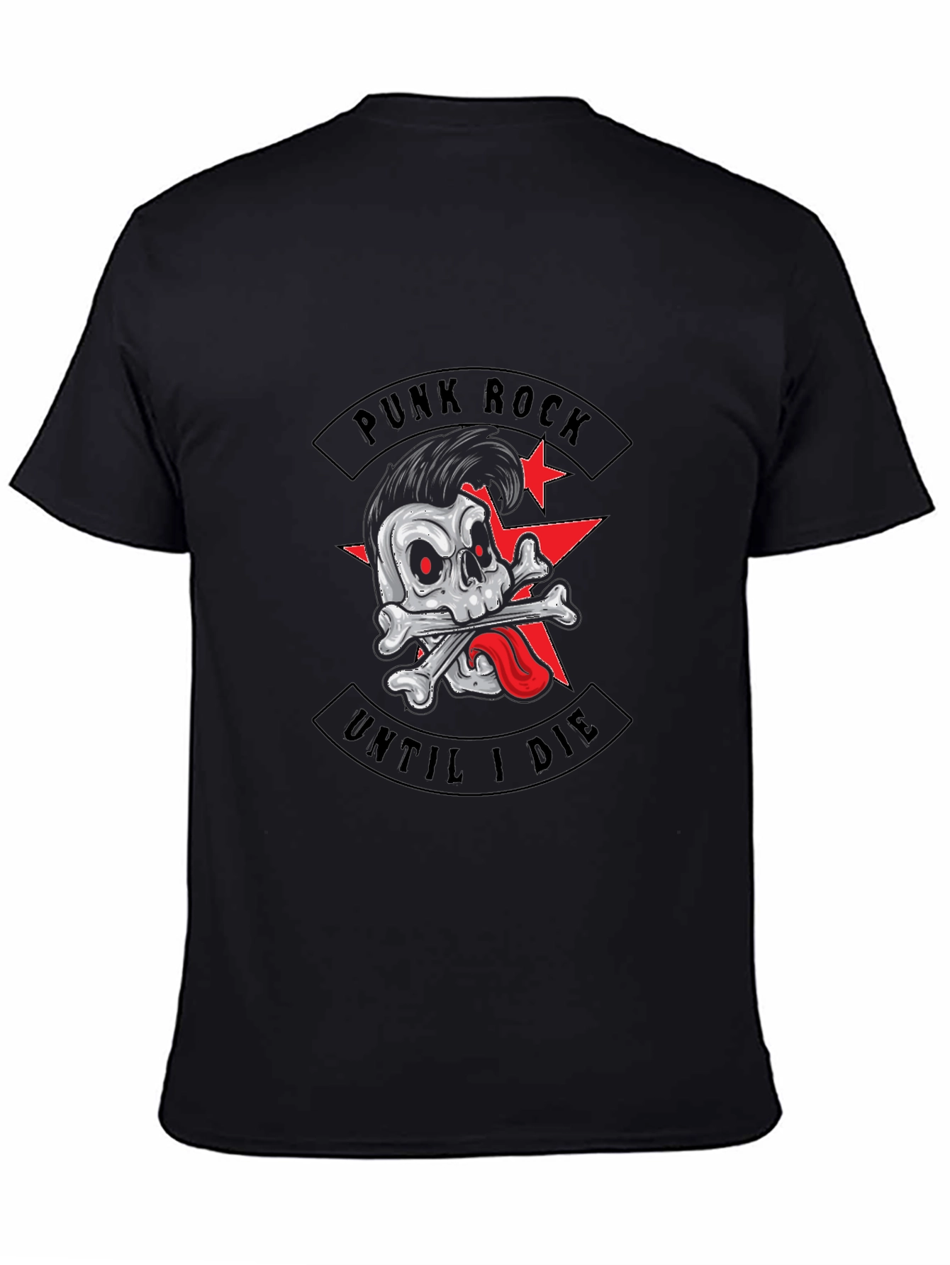 Punk Rock Skull T-Shirt