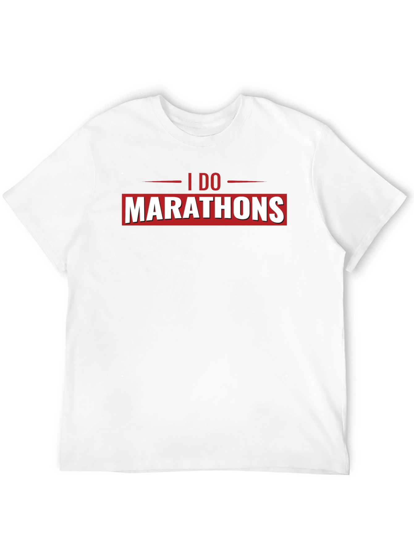 I Do Marathons Black Graphic Tee