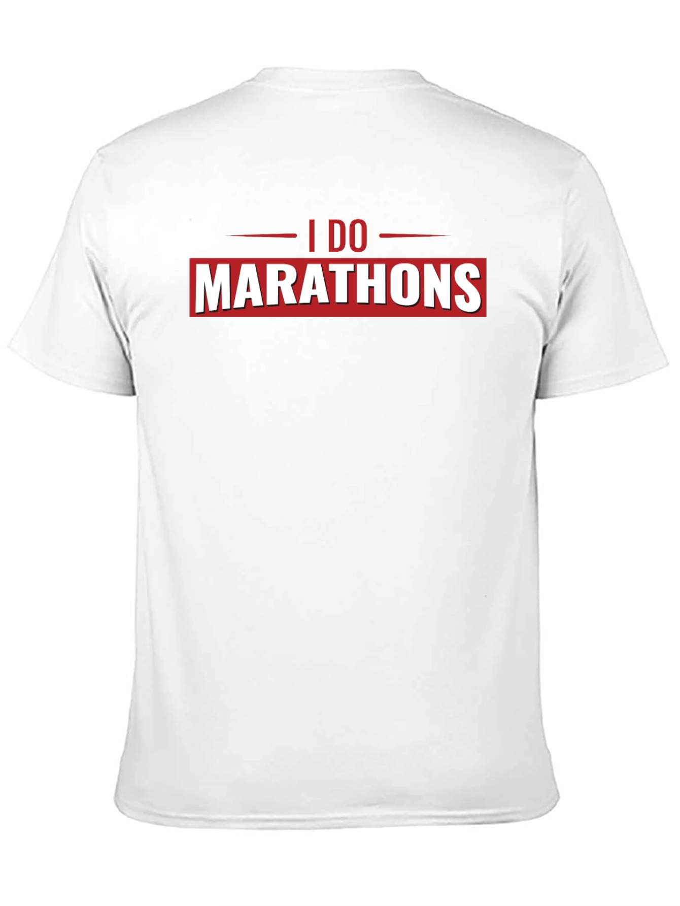 I Do Marathons Black Graphic Tee