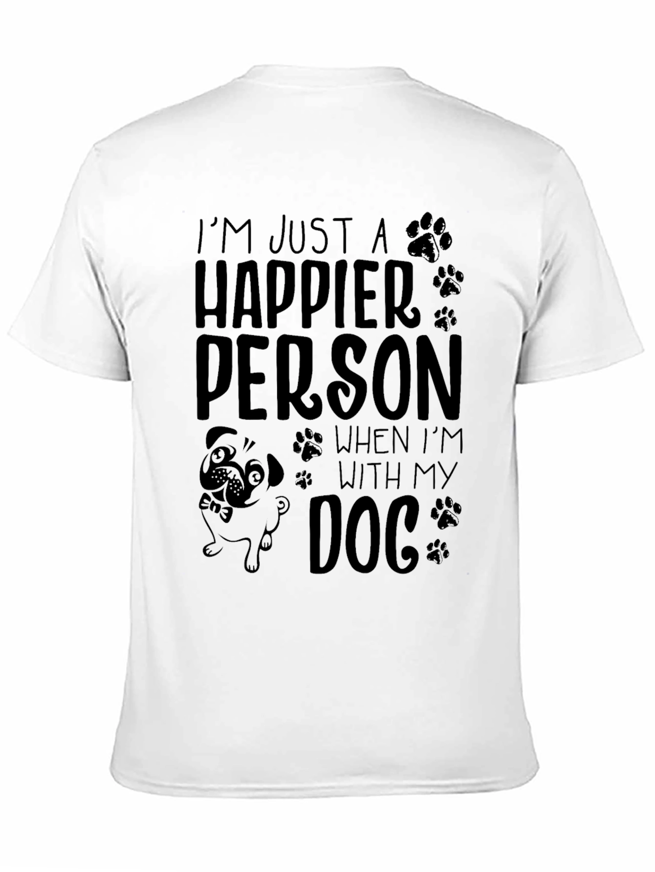 Happier Person Dog T-Shirt