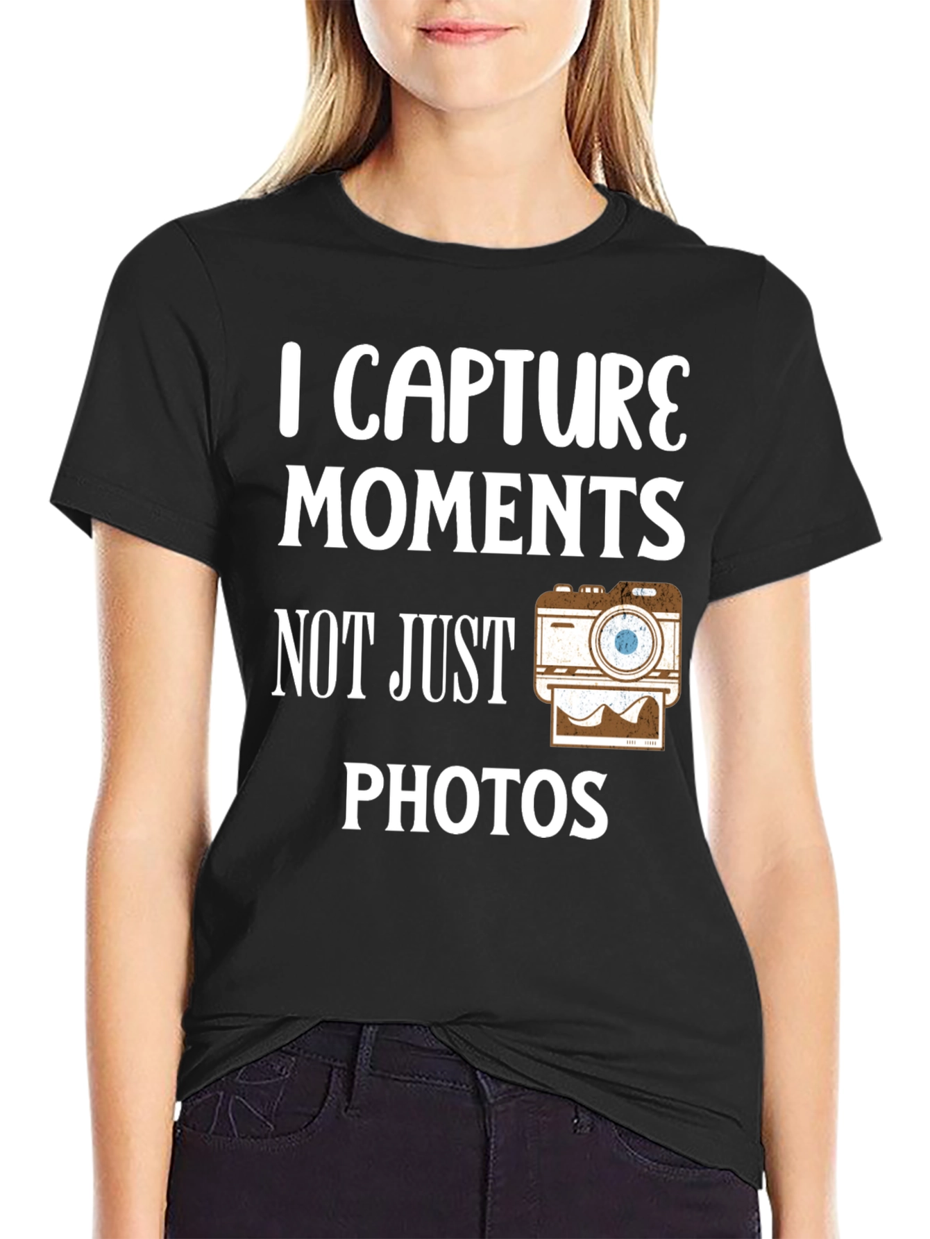I Capture Moments T-Shirt Camera Photography Tee