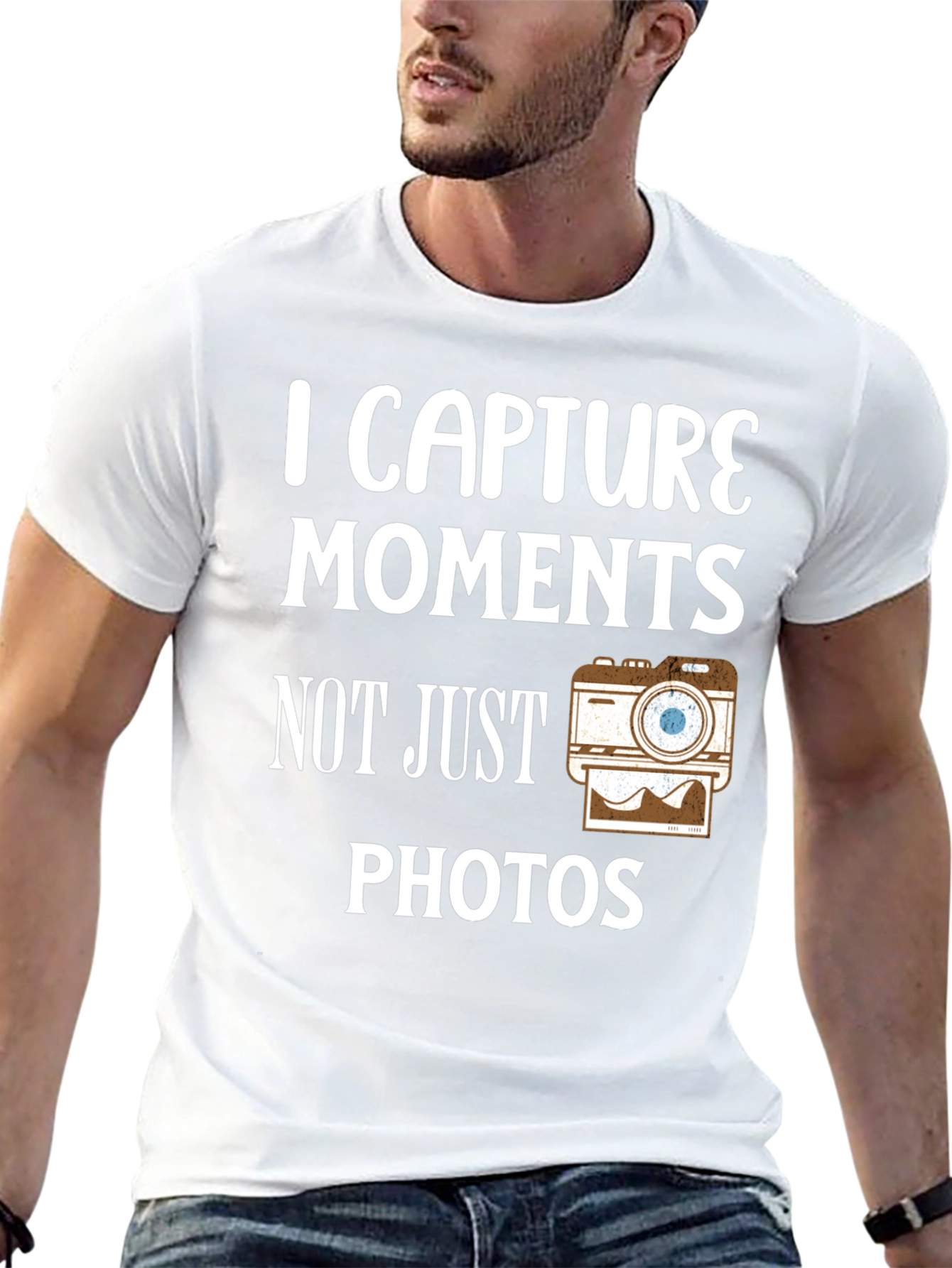 I Capture Moments T-Shirt Camera Photography Tee