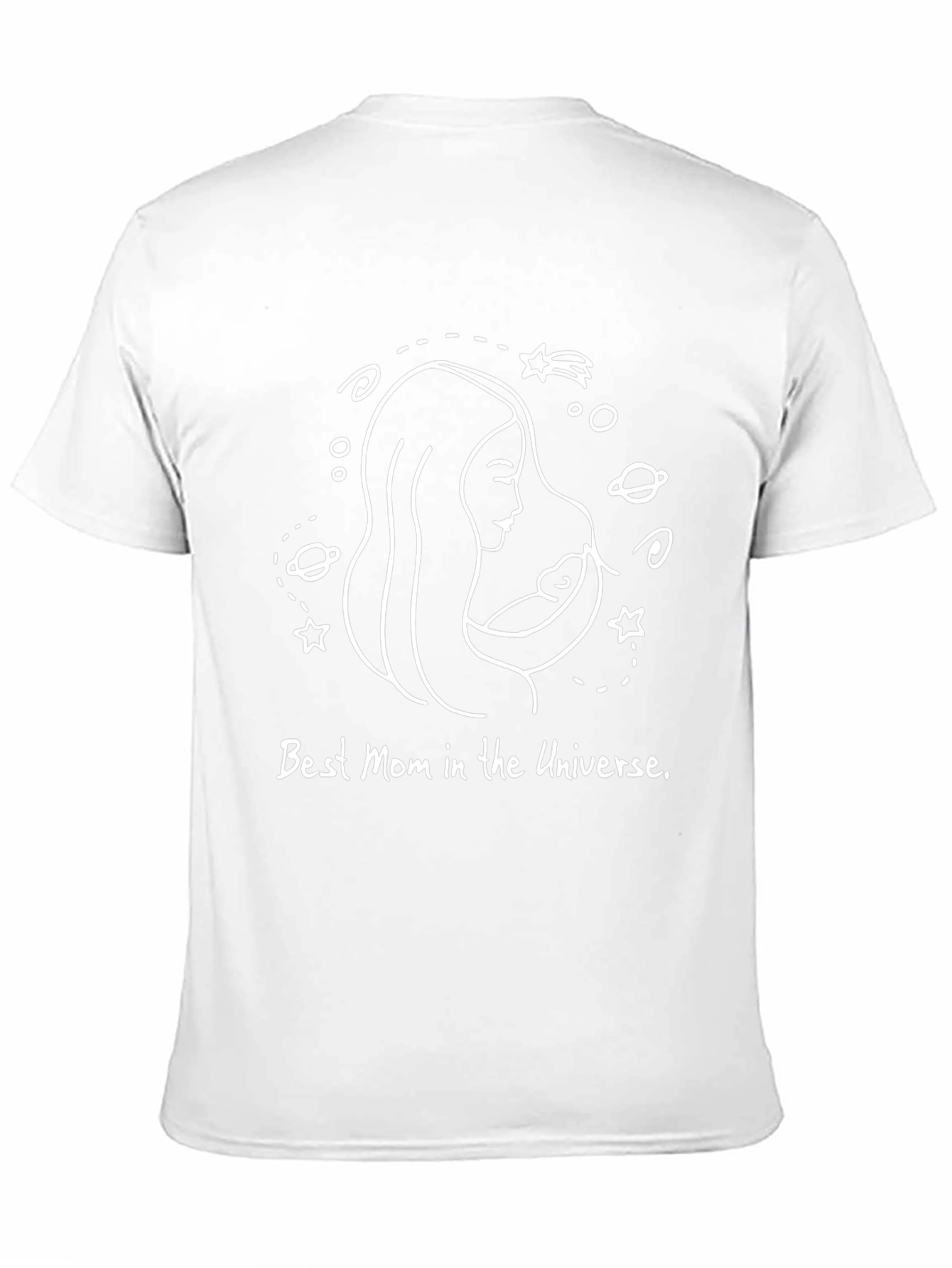 Best Mom in the Universe T-Shirt - Black