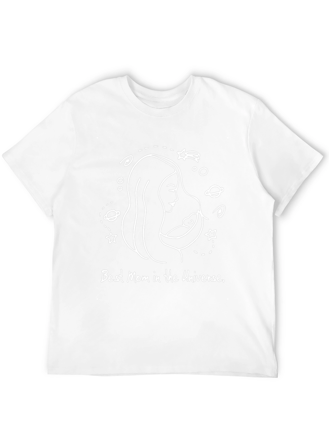 Best Mom in the Universe T-Shirt - Black