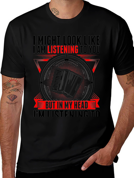 Listening To Accordion T-Shirt