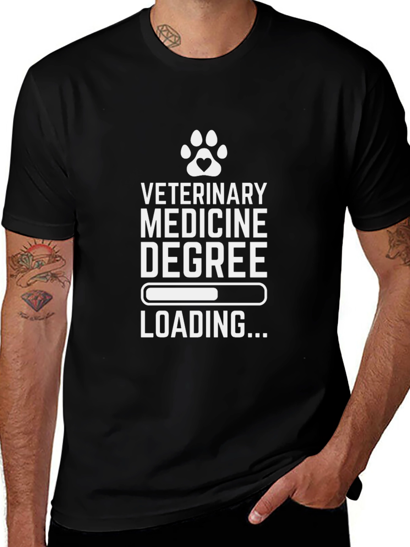 Veterinary Medicine Degree Loading T-Shirt