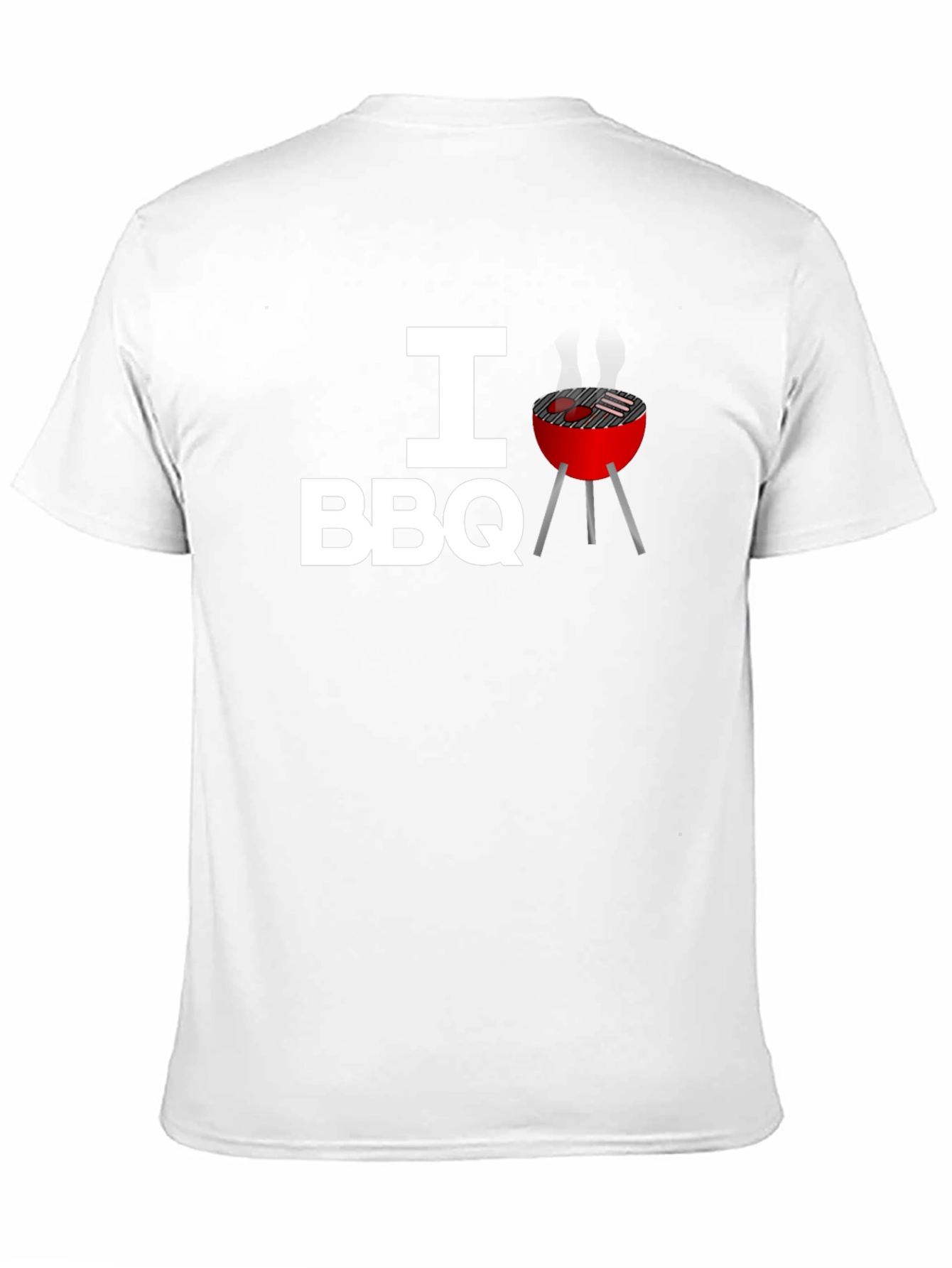 I Heart BBQ Graphic Tee - Black T-Shirt