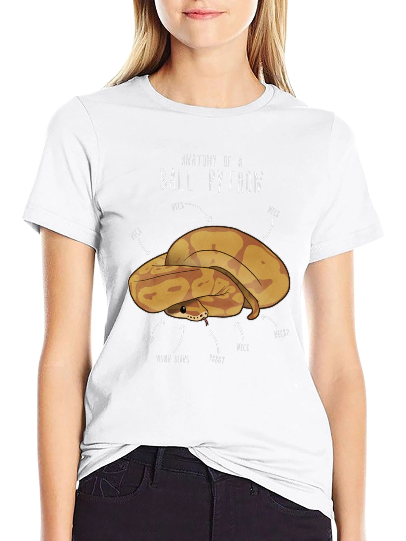 Anatomy of a Ball Python Graphic T-Shirt