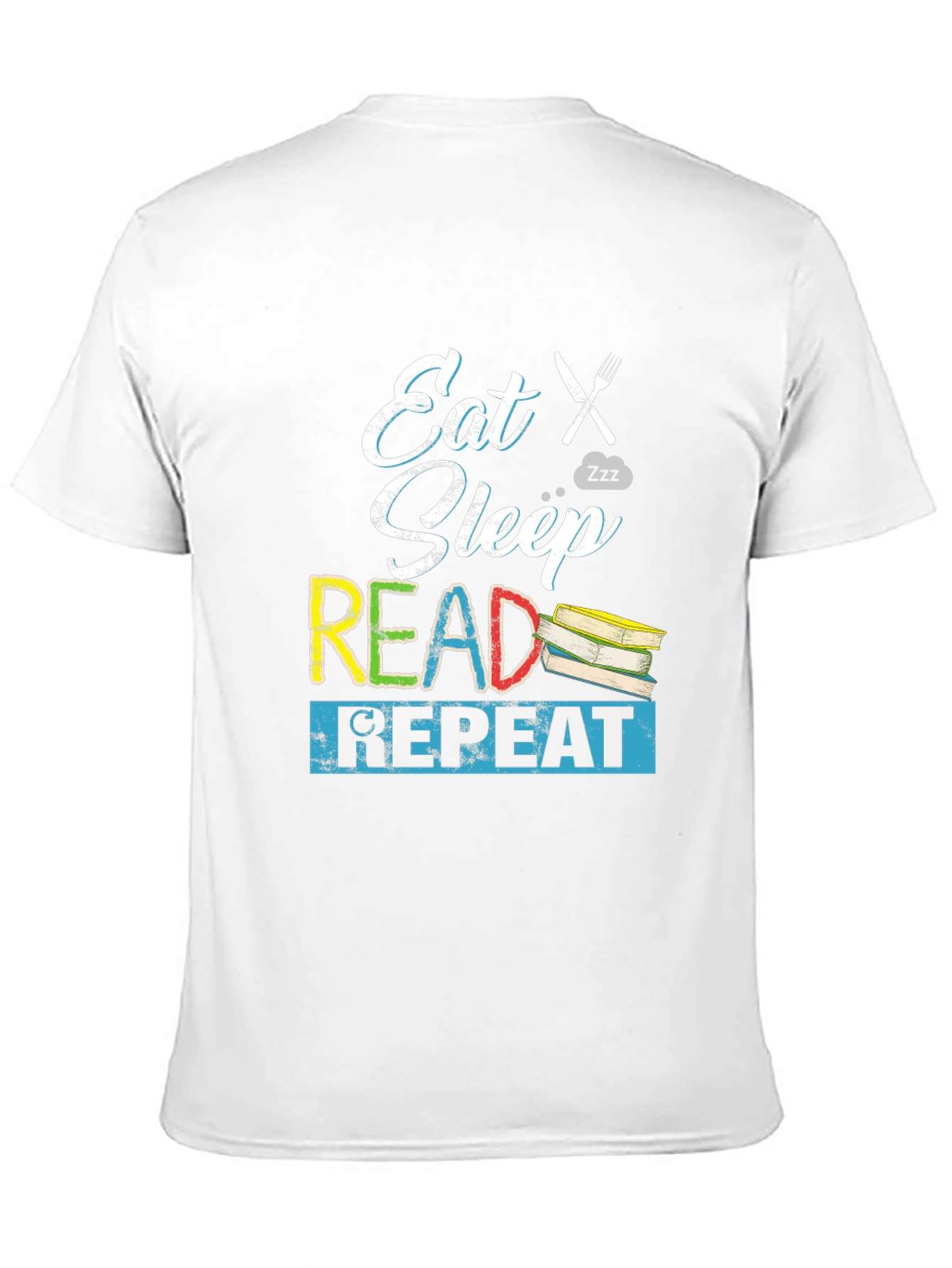 Eat Sleep Read Repeat Graphic Tee