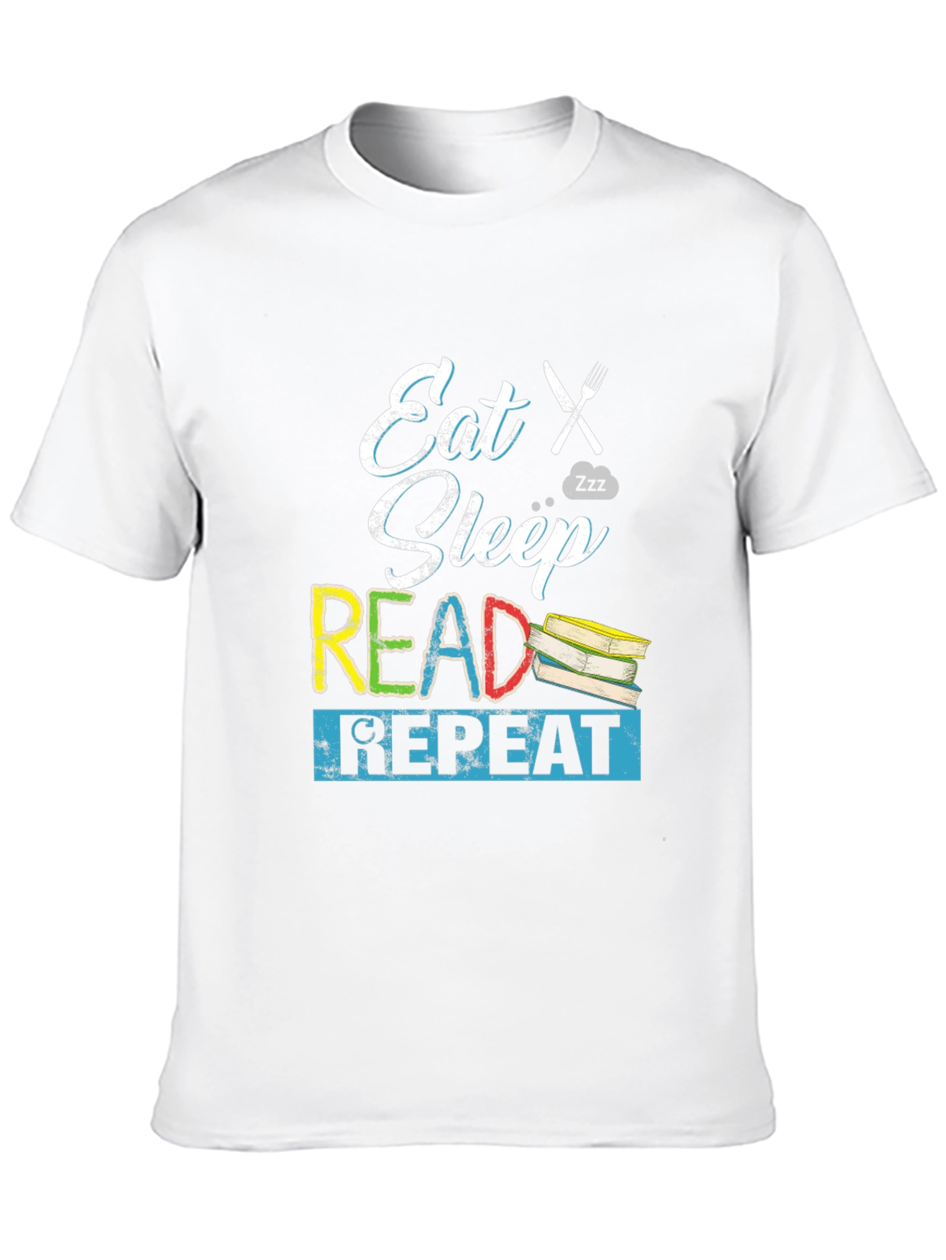 Eat Sleep Read Repeat Graphic Tee