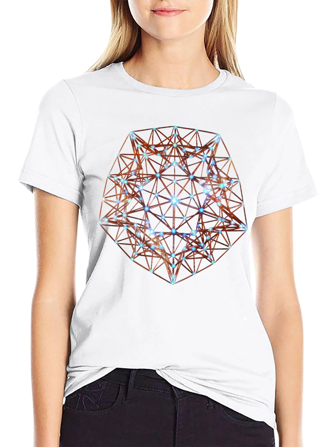 Geometric Starburst T-Shirt - Stylish Graphic Tee