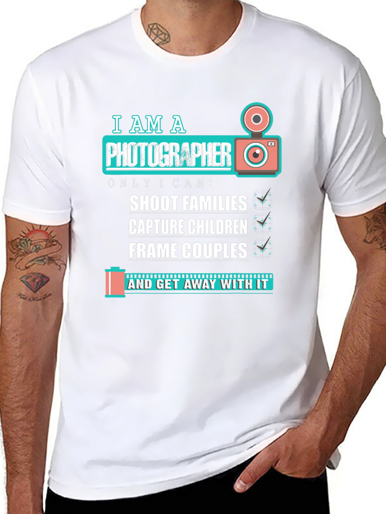 Photographer T-Shirt - Shoot Capture Frame