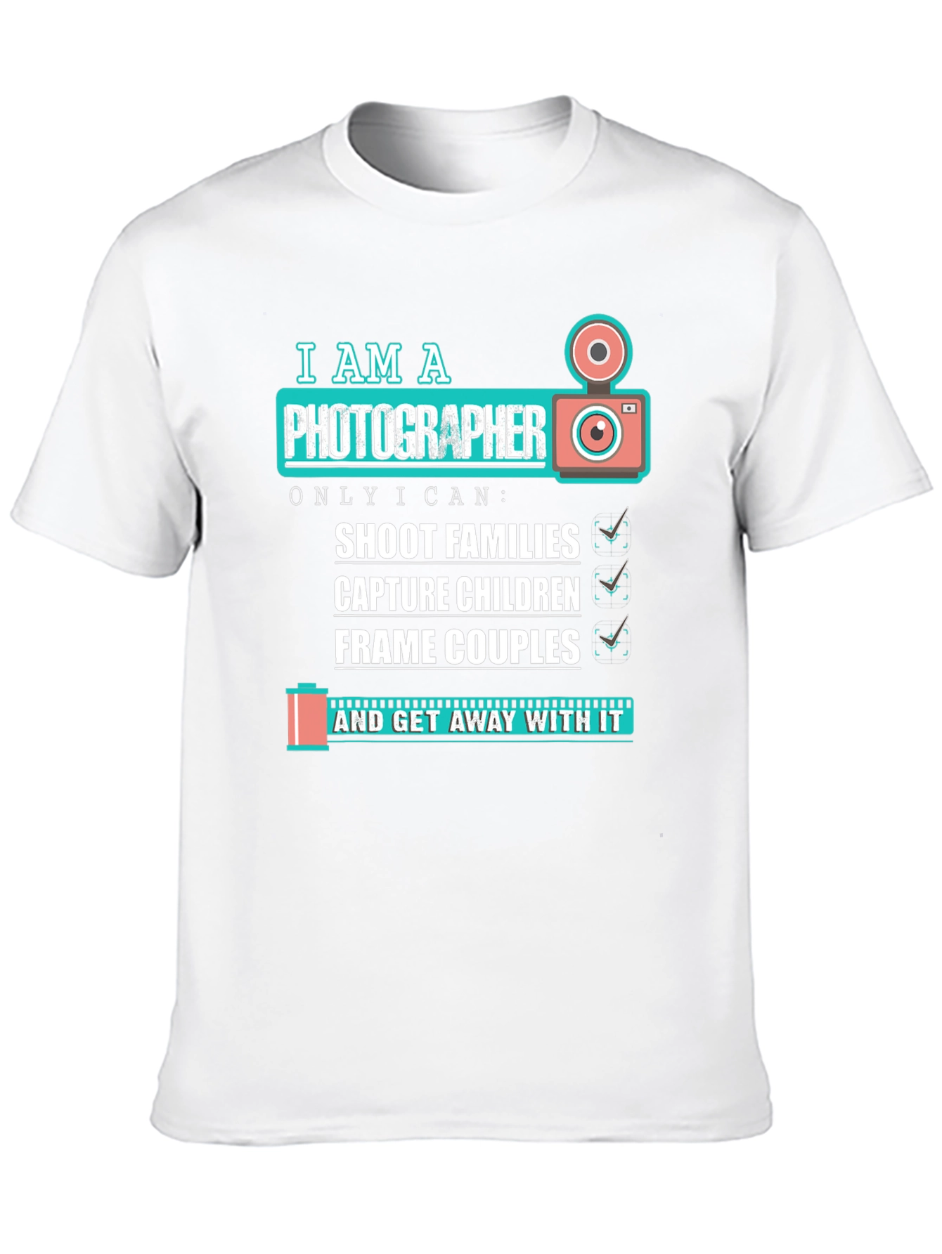Photographer T-Shirt - Shoot Capture Frame