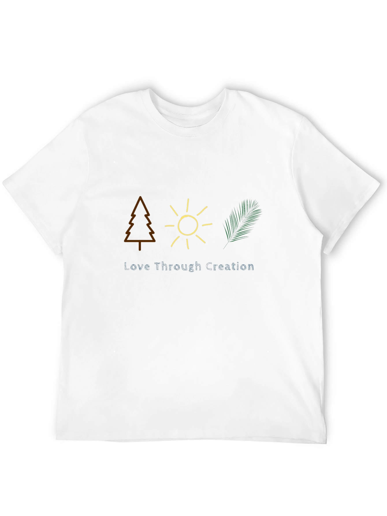Nature Inspired Graphic Tee - Love Through Creation