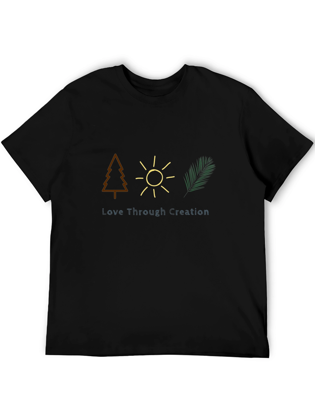 Nature Inspired Graphic Tee - Love Through Creation
