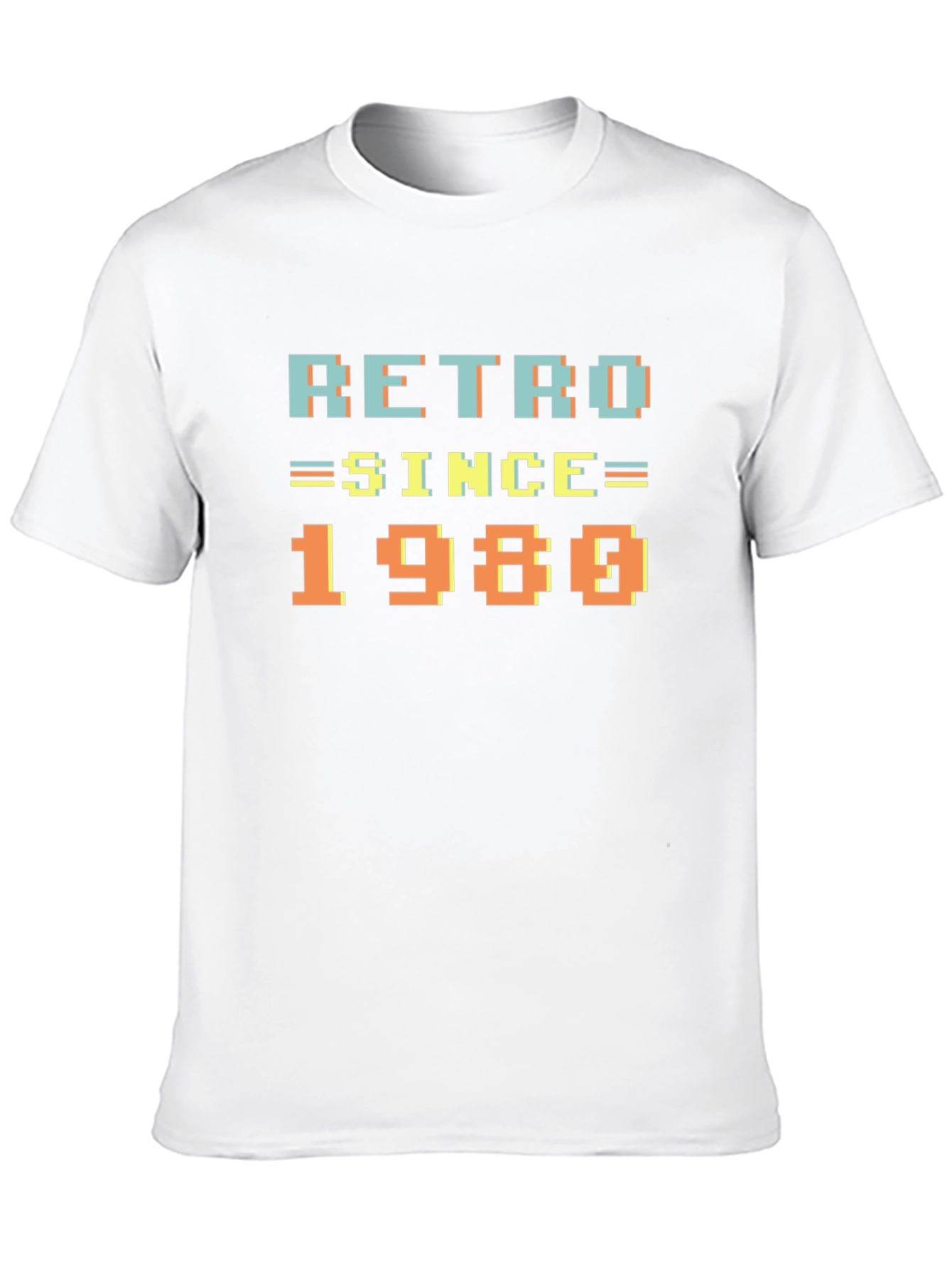 Retro Since 1980 Black T-Shirt