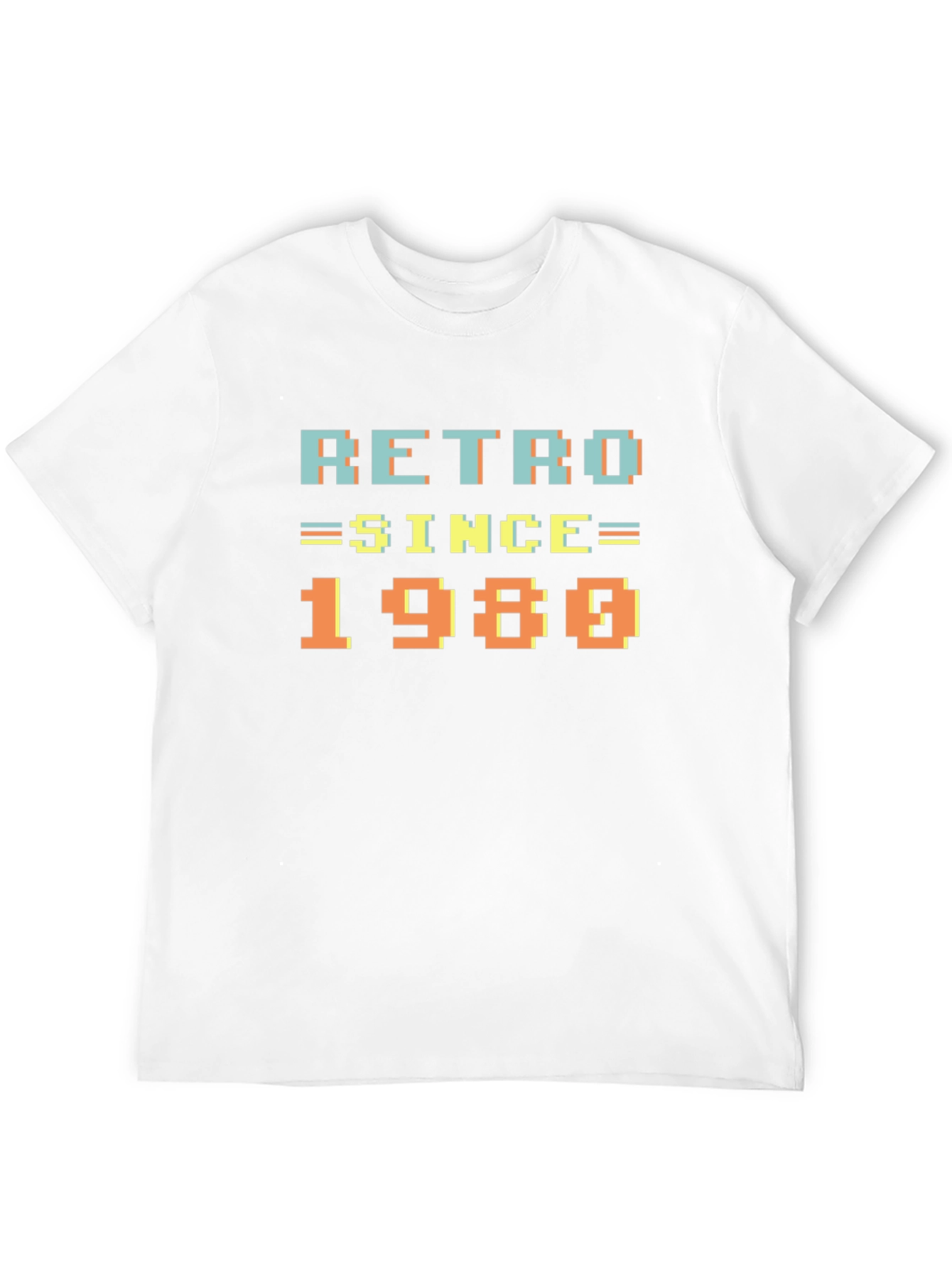 Retro Since 1980 Black T-Shirt
