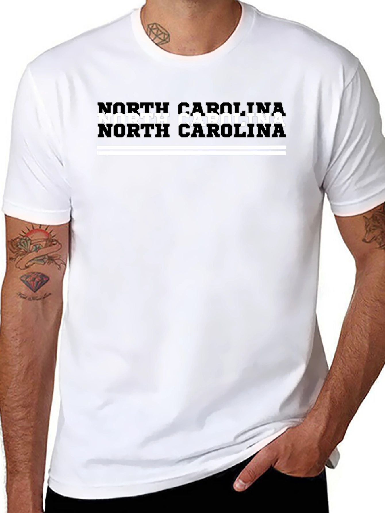 North Carolina Graphic Print T-Shirt