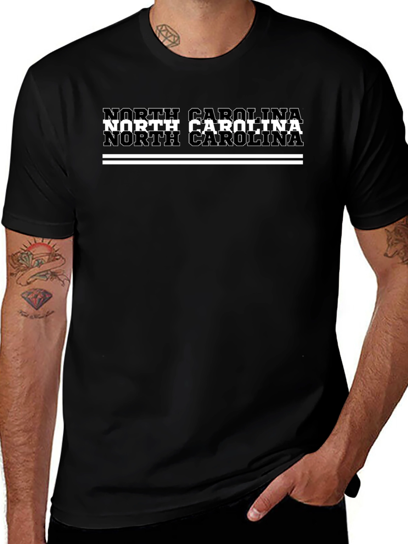 North Carolina Graphic Print T-Shirt
