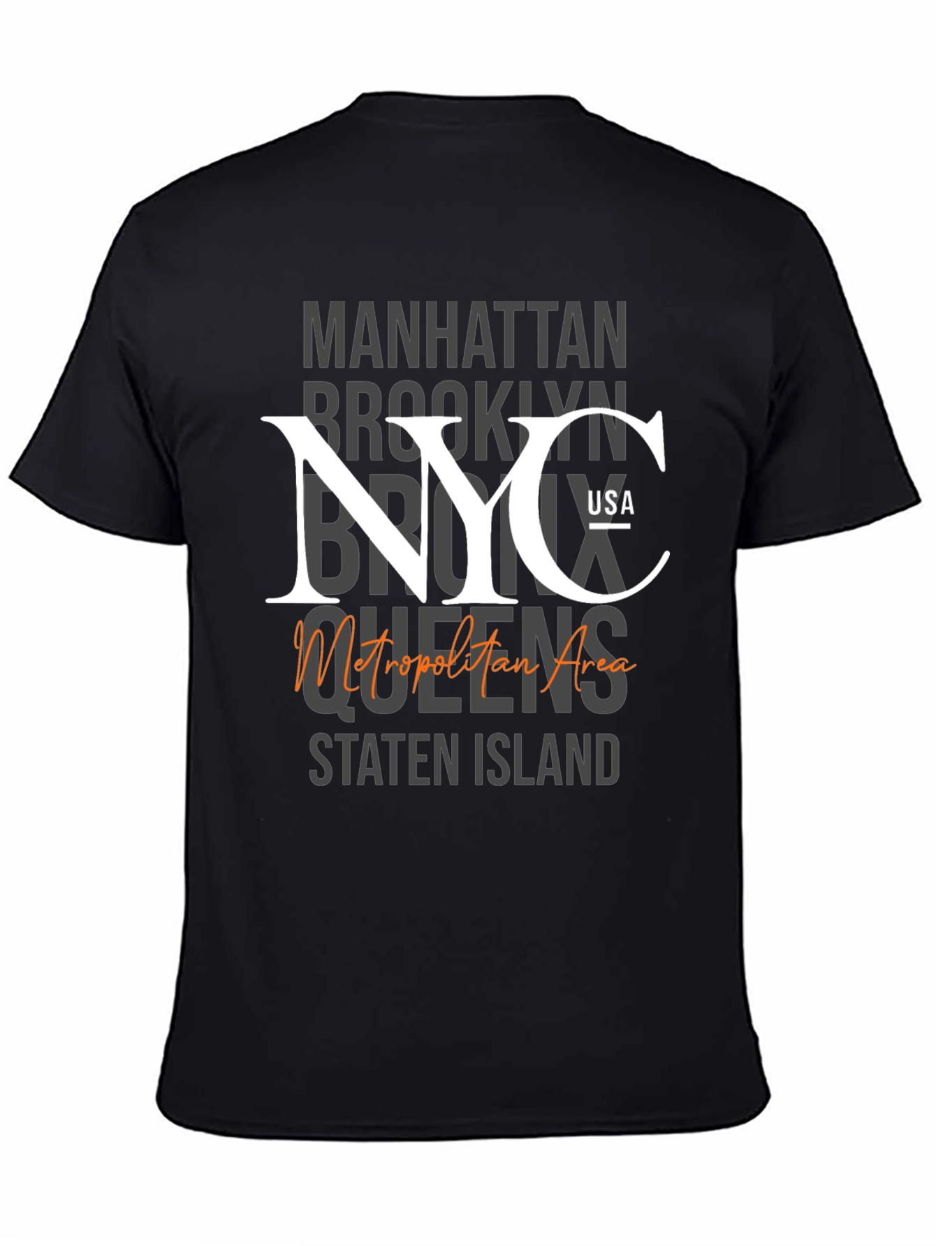 NYC Metropolitan Area Graphic T-Shirt