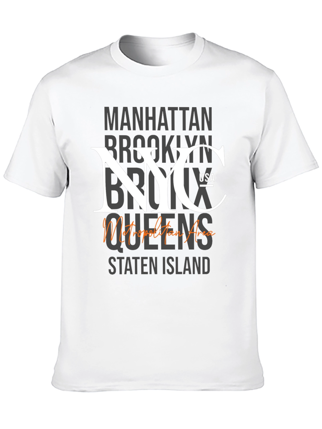 NYC Metropolitan Area Graphic T-Shirt