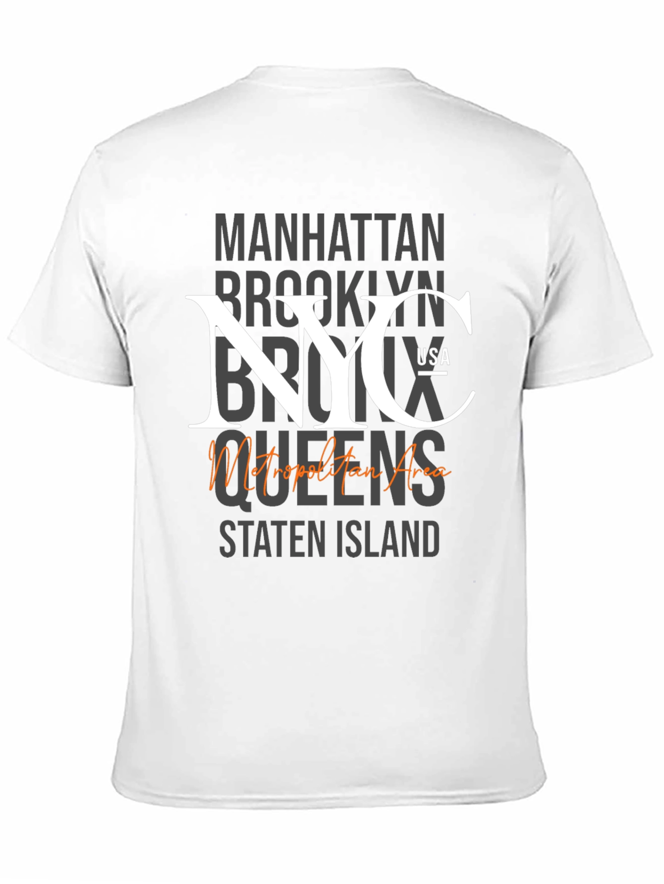 NYC Metropolitan Area Graphic T-Shirt