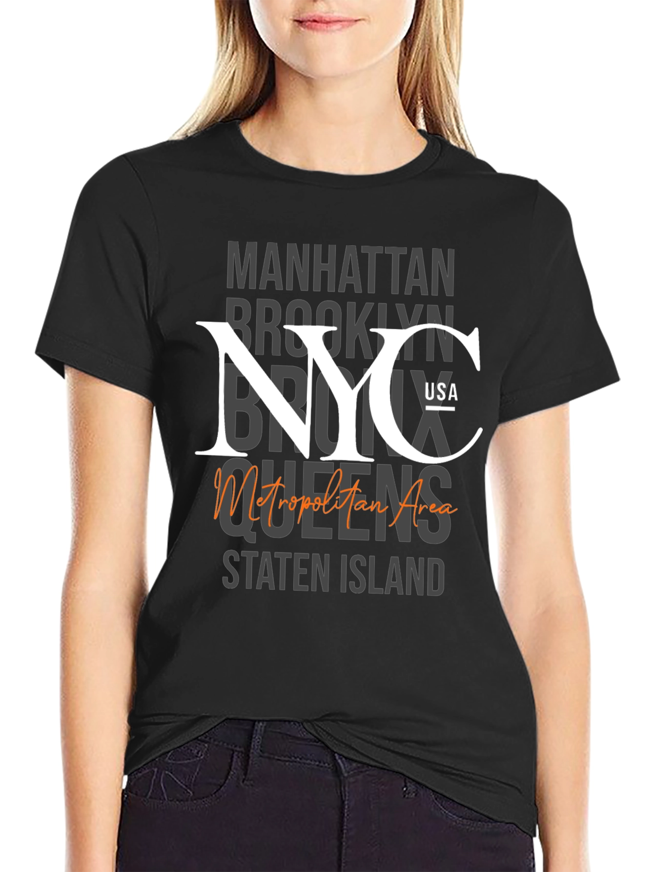 NYC Metropolitan Area Graphic T-Shirt