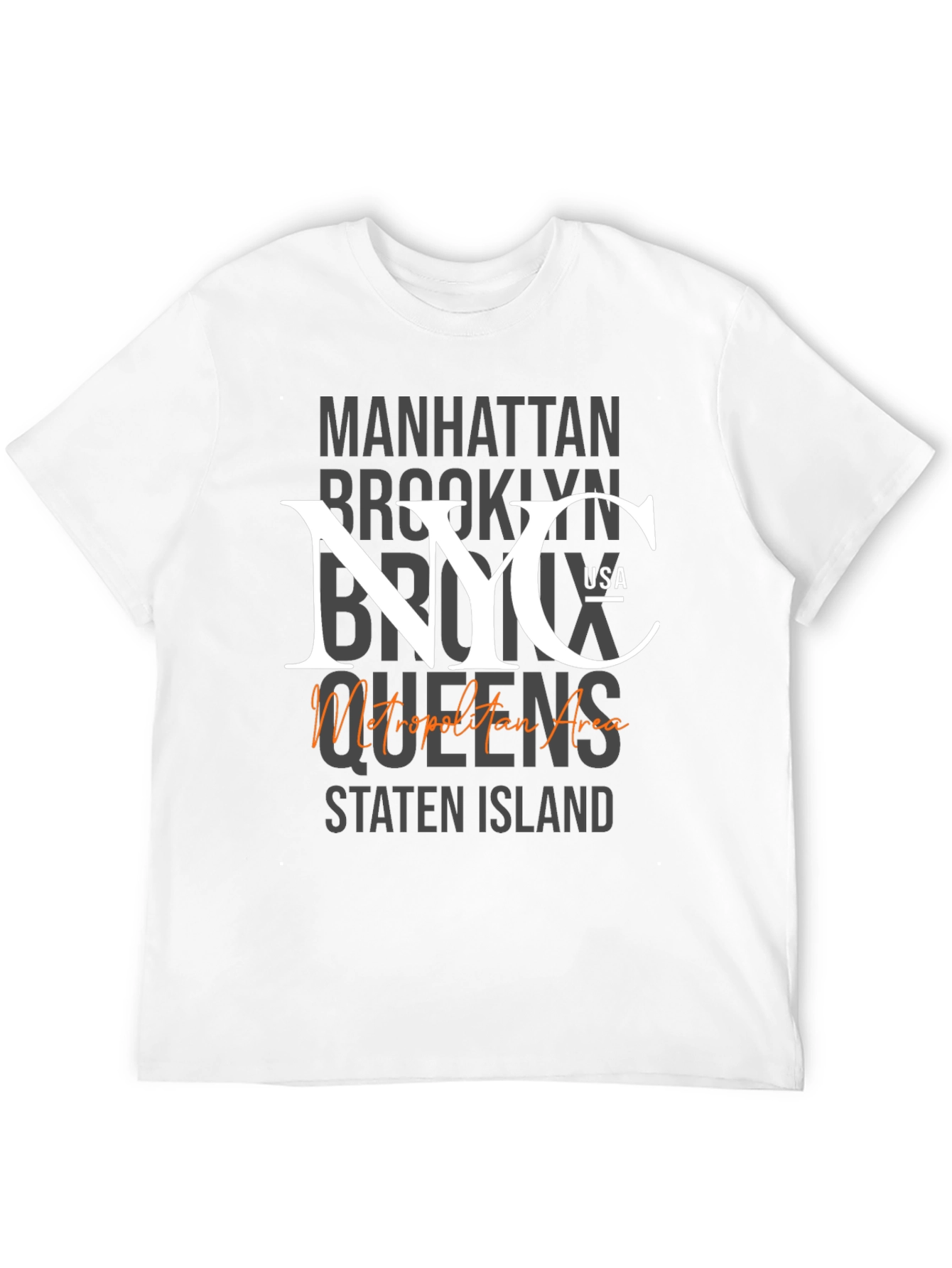 NYC Metropolitan Area Graphic T-Shirt