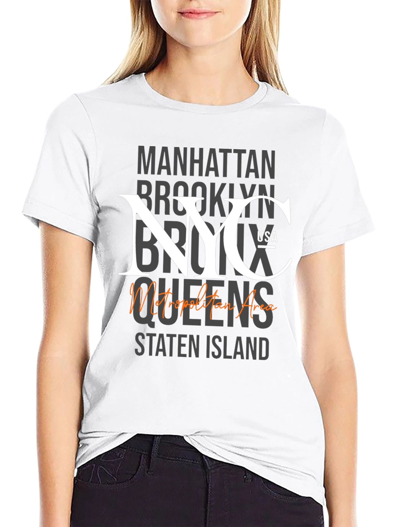 NYC Metropolitan Area Graphic T-Shirt