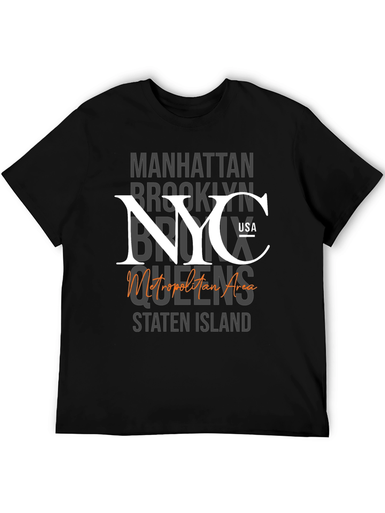 NYC Metropolitan Area Graphic T-Shirt