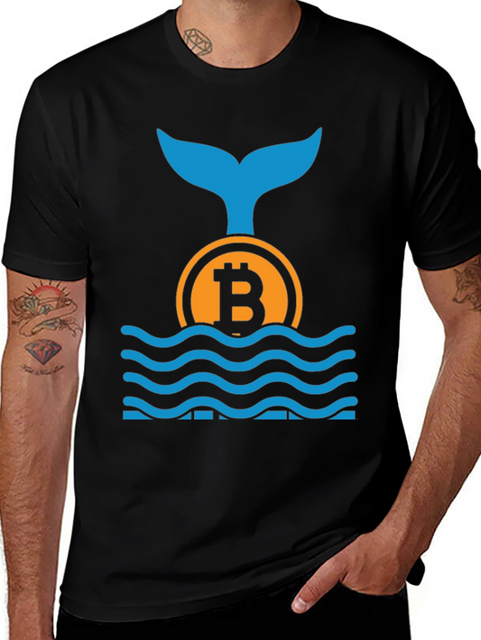 Bitcoin Whale T-Shirt - Crypto Trader Apparel