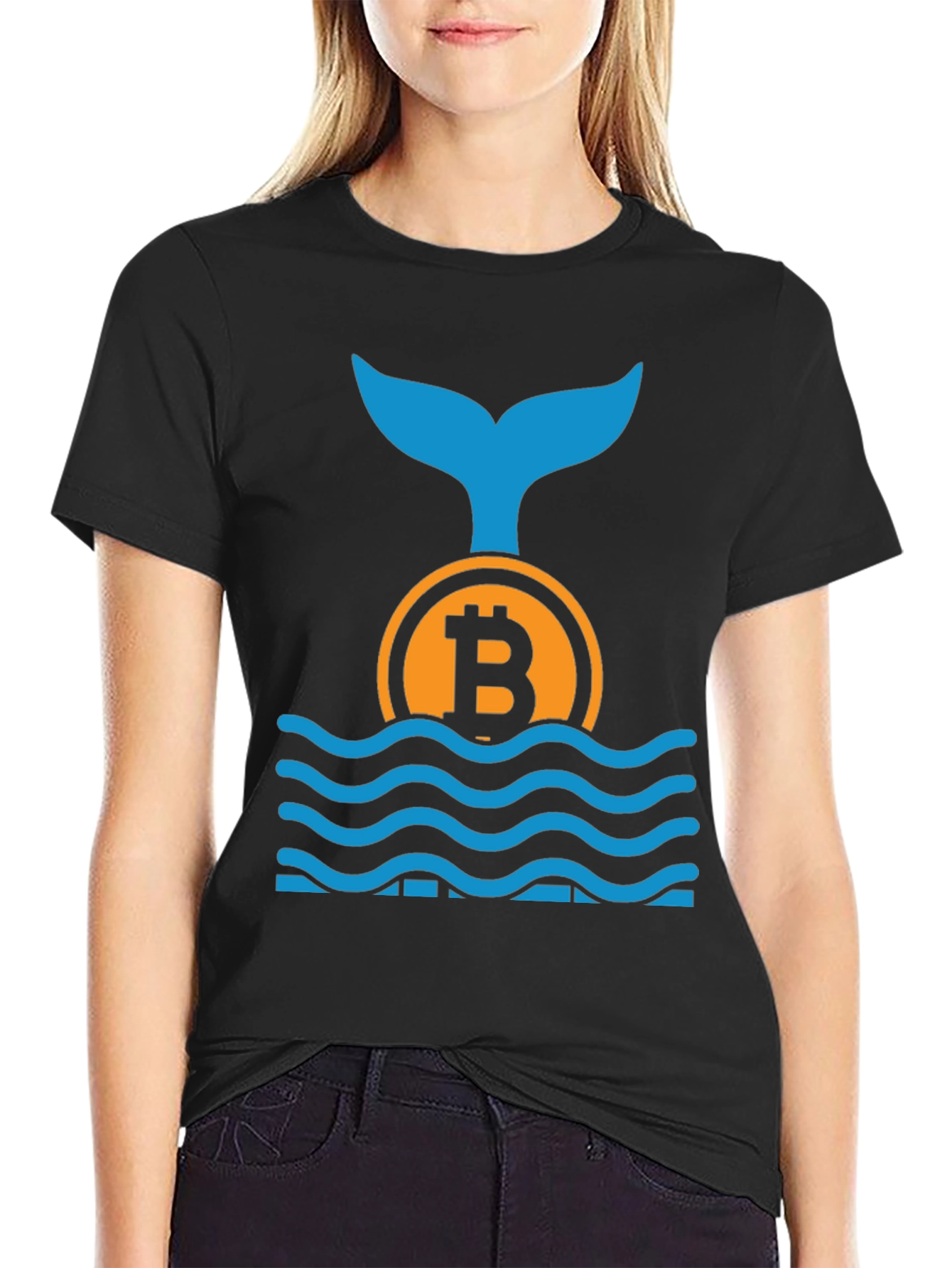 Bitcoin Whale T-Shirt - Crypto Trader Apparel
